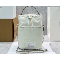 Maison Margiela 5AC bucket small Bag White