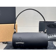 CHROME HEARTS Scroll Patch Small Bag Black