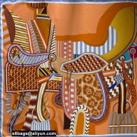 Hermes square silk Scarf 90x90cm 11 2023