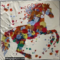 Hermes square silk Scarf 90x90cm 13 2023