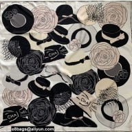Chanel square silk Scarf 90x90cm 02 2023