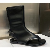 Dior Lambskin Spirit Thong Sandals Black 2023