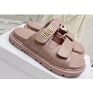 Dior Lambskin DiorAct Slides Nude Pink 2023