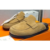 Hermes Go Women/Men mules in suede calfskin 04 2023