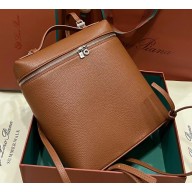Loro Piana Extra Pocket Backpack L 23.5 in Dyed Calfskin Brown