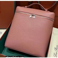 Loro Piana Extra Pocket Backpack L 23.5 in Dyed Calfskin Dusty Pink
