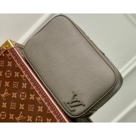 Louis Vuitton LV Aerogram cowhide leather Toilet Pouch Bag M20912 Army Green
