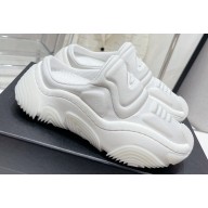 Alexander Wang AW VORTEX Women/Men MULEs IN LYCRA White 2023