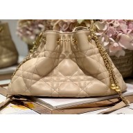 Dior Medium Ammi Bag in Supple Macrocannage Lambskin Beige 2023