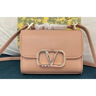 Valentino Vlogo Leather Shoulder Bag 2051 Nude 2023