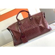 Goyard Boeing Travel 55 Bag Burgundy