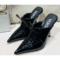 Versace Heel 11cm Pin-Point Mules Black 2023