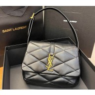 Saint Laurent le 57 hobo bag in quilted lambskin 698567 Black
