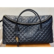Saint Laurent es giant travel bag in quilted leather 736009 black
