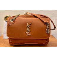 Saint Laurent Niki Camera Bag In Smooth Leather 712520 Brown