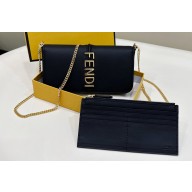 Fendi Fendigraphy Wallet On Chain Bag Black 2023