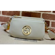 Gucci Leather Blondie mini bag 724599 White 2023