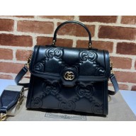 Gucci GG Matelassé handbag 736877 Black 2023