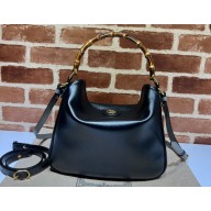 Gucci leather Diana medium shoulder bag 746124 Black 2023