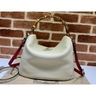 Gucci leather Diana medium shoulder bag 746124 White 2023