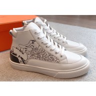 Hermes District High-top Women/Men Sneakers 06 2023