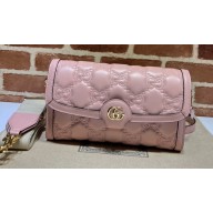 Gucci GG Matelassé small bag 724529 Pink 2023