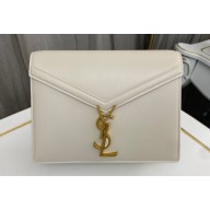 Saint Laurent cassandra medium chain bag in leather 532750 White