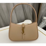 Saint Laurent le 5 à 7 mini bag in vegetable-tanned leather 710318 Beige