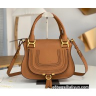 Chloe Marcie small double carry bag Brown