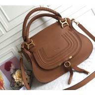 Chloe Marcie double carry bag Brown