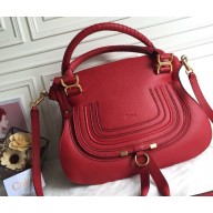 Chloe Marcie double carry bag Red