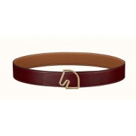 Hermes Tete de Cheval belt buckle & Reversible leather strap 38 mm 02 2023