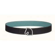 Hermes Tete de Cheval belt buckle & Reversible leather strap 38 mm 03 2023