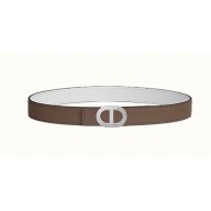 Hermes Rivage belt buckle & Reversible leather strap 24 mm 03 2023