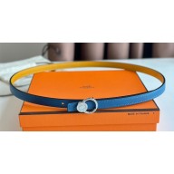 Hermes mini laquee belt buckle & Reversible leather strap 13 mm 05 2023