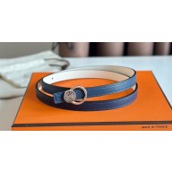 Hermes mini laquee belt buckle & Reversible leather strap 13 mm 17 2023