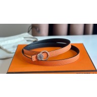 Hermes mini laquee belt buckle & Reversible leather strap 13 mm 23 2023