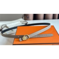 Hermes mini laquee belt buckle & Reversible leather strap 13 mm 29 2023