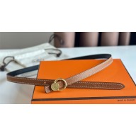 Hermes mini laquee belt buckle & Reversible leather strap 13 mm 33 2023