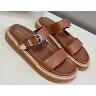 Celine TIPPI Sandals In Calfskin Brown 2023