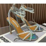 Aquazzura Heel 10.5cm Dance Plexi PVC Sandals 05 2023