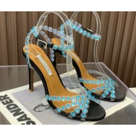 Aquazzura Heel 10.5cm Tequila Plexi PVC Sandals 04 2023