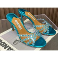 Aquazzura Heel 8.5cm/10.5cm Tequila Plexi PVC Mules 04 2023