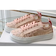 Chloe Lace Lauren low-top sneakers Pink 2023