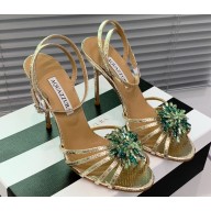 Aquazzura Heel 10.5cm Stardust Sandals jeweled embellishment 05 2023