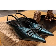 Balenciaga Square Knife BB Heel 4cm Slingbacks 05 2023