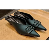 Balenciaga Square Knife BB Heel 4cm Mules 01 2023
