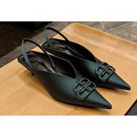Balenciaga Square Knife BB Heel 4cm Slingbacks 08 2023
