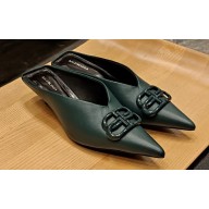 Balenciaga Square Knife BB Heel 4cm Mules 02 2023