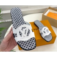 Louis Vuitton LV By The Pool Isola Flat Mules White 2023